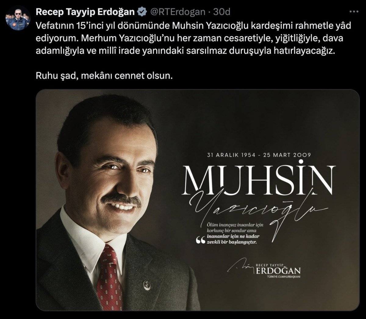 1711361924 165 Cumhurbaskani Erdogandan Muhsin Yazicioglu paylasimi