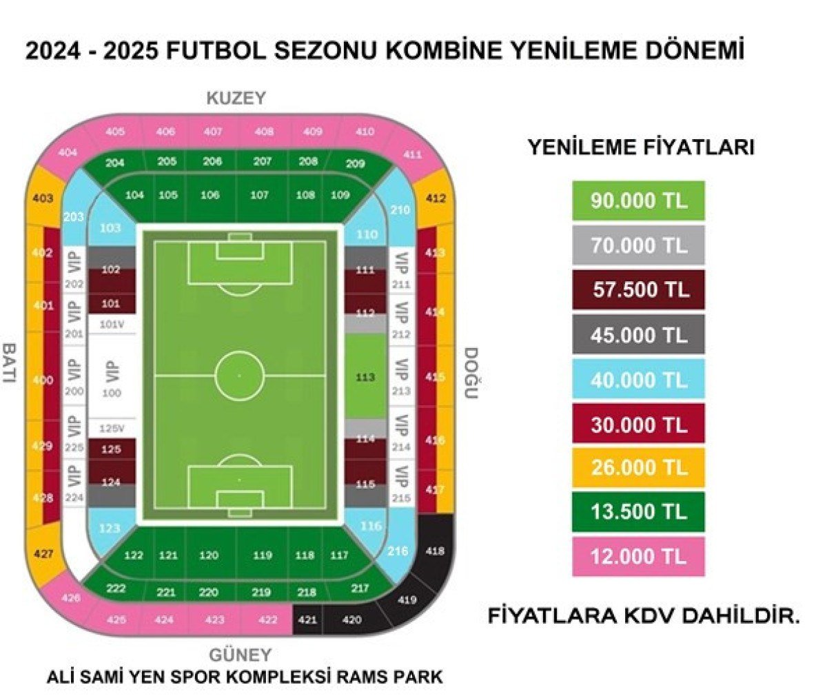 1713178322 892 Galatasarayda kombine yenileme ucretleri belli oldu