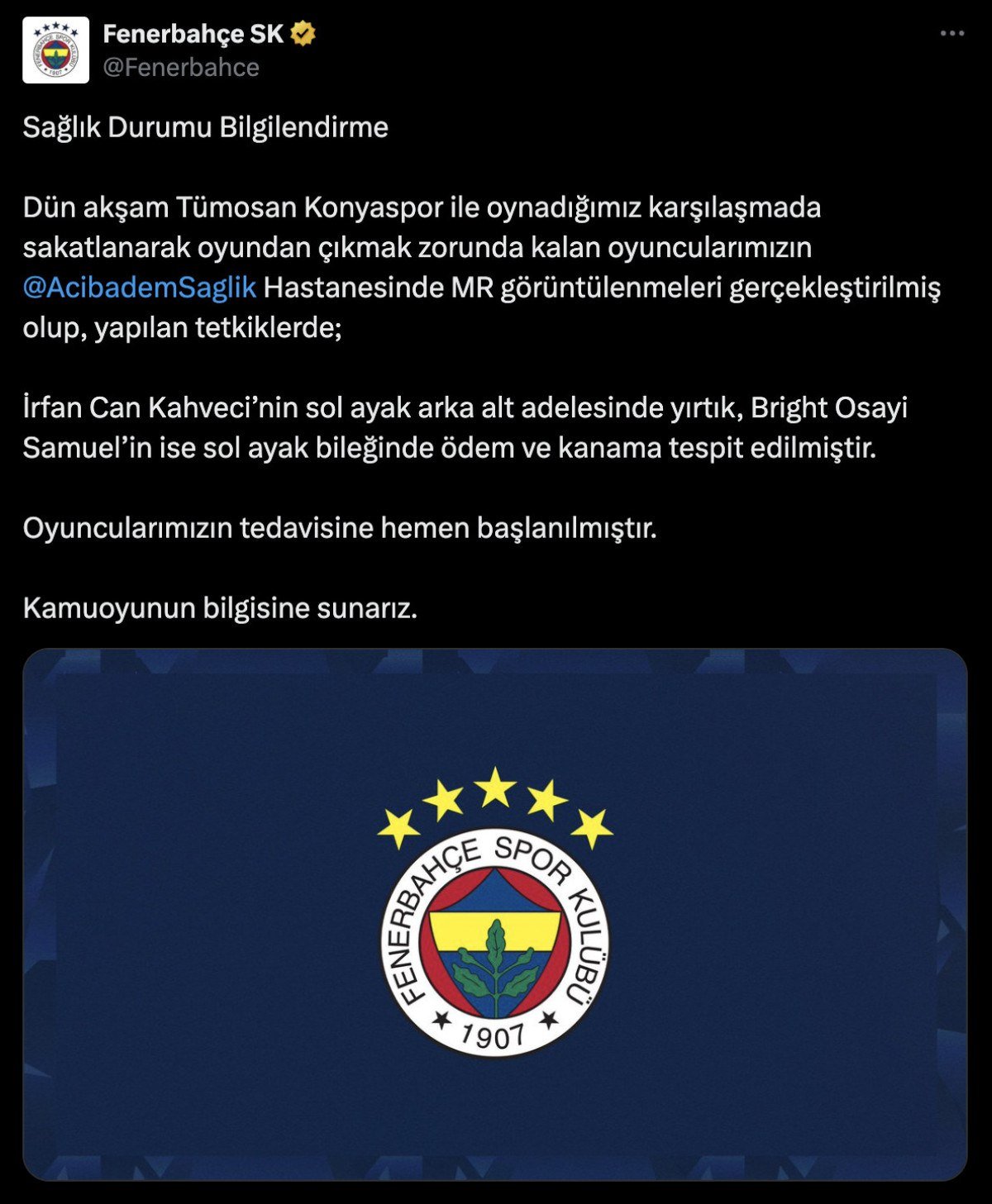 1715099009 642 Fenerbahceden Irfan Can Kahveci ve Osayi Samuel aciklamasi