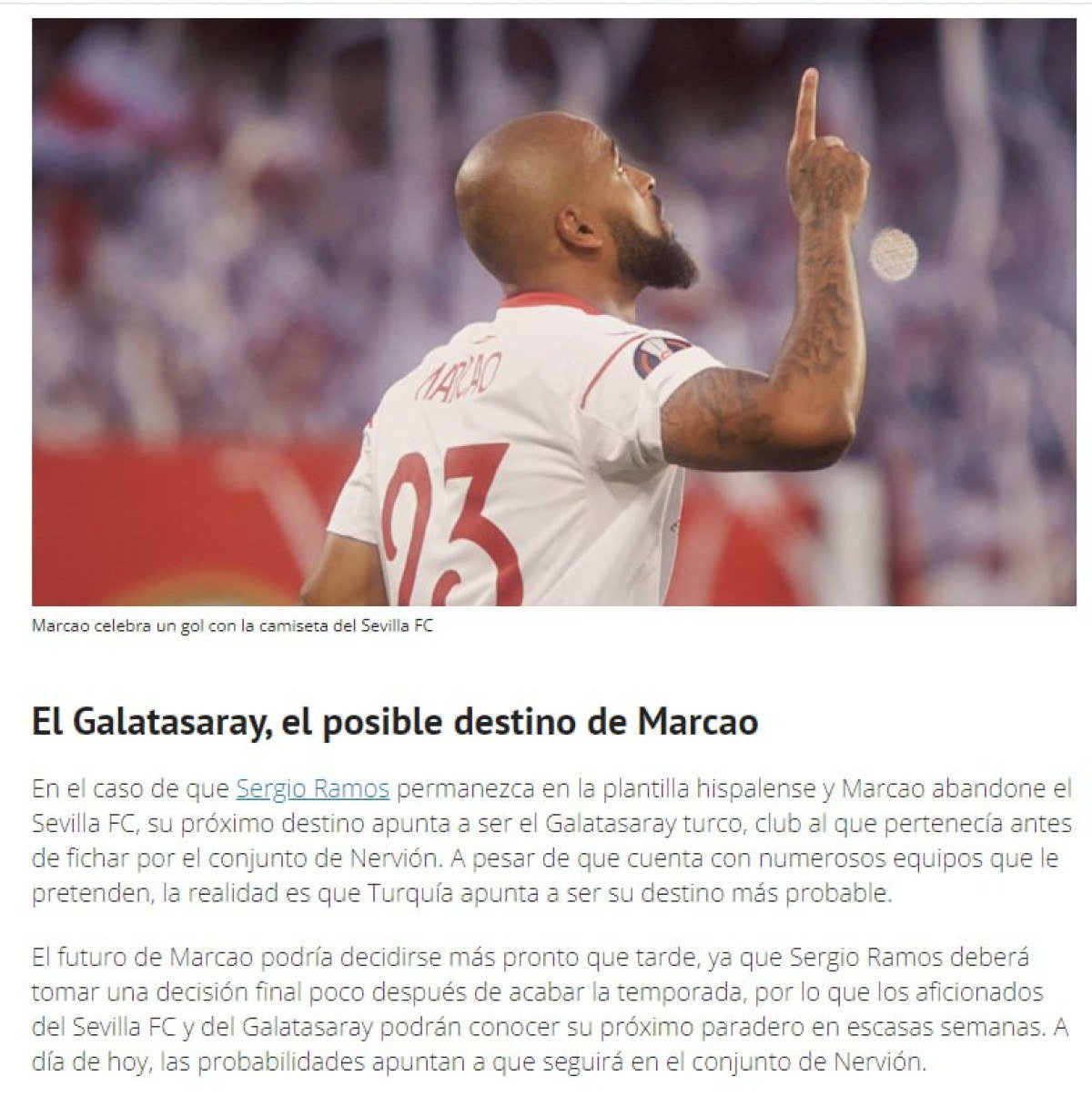 1715161696 666 Marcao Galatasaraya gitmek istiyor Sevilla ile gorustu